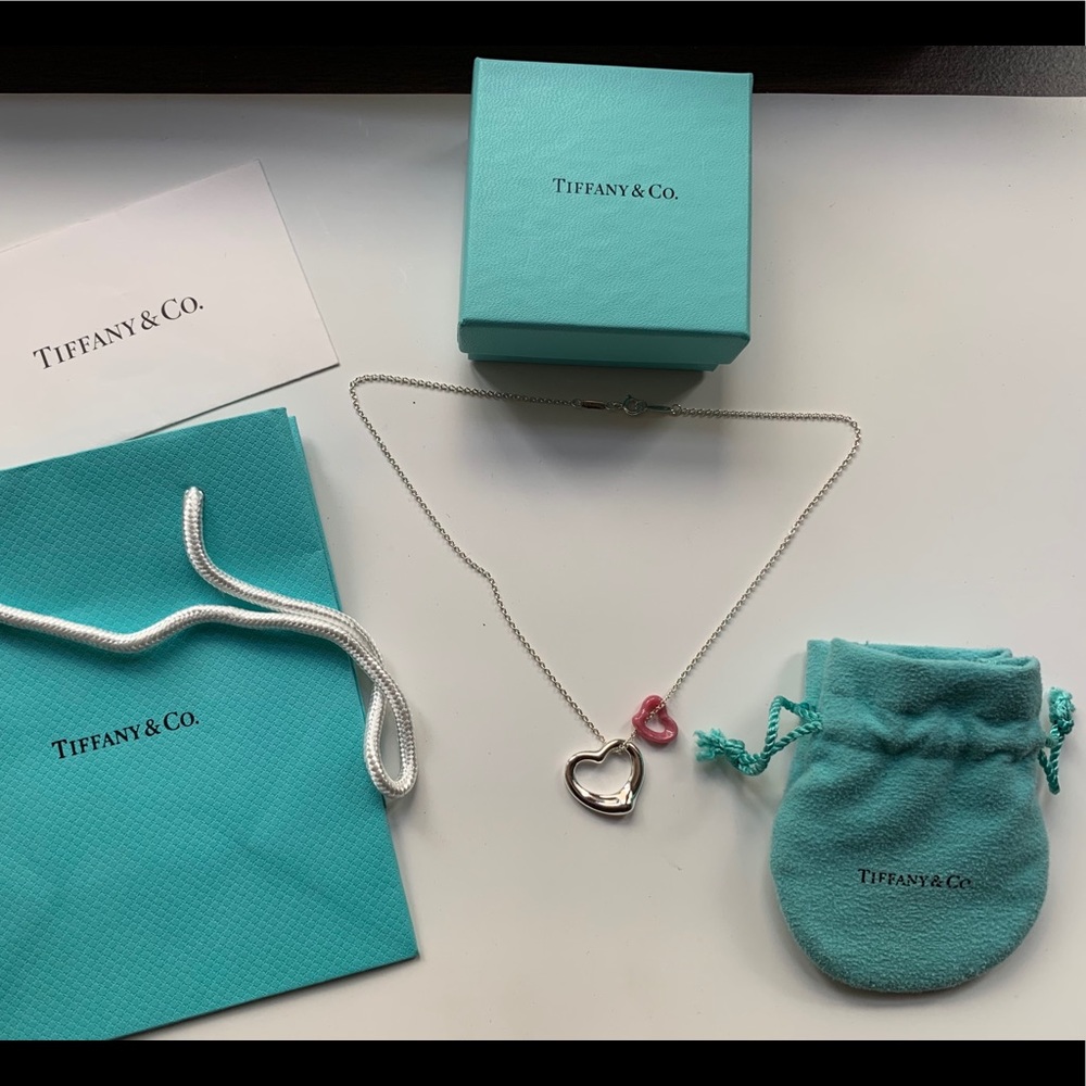 Tiffany & Co Elsa Peretti Open Heart 22mm Silver